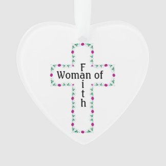 Woman of faith ornament