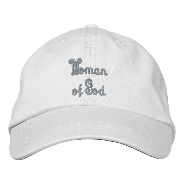 Woman of God. Embroidered Hat (Front)