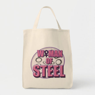 Woman of Steel tote Bag