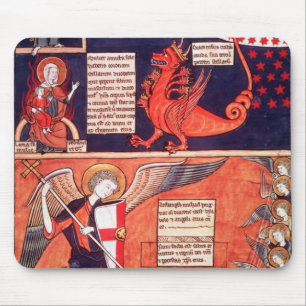 Woman of the Apocalypse Being Attacked by the Seve Mouse Pad