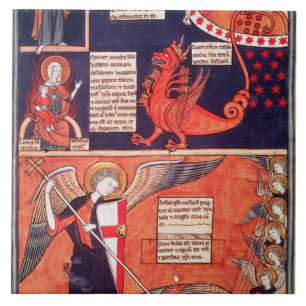 Woman of the Apocalypse Being Attacked by the Seve Tile