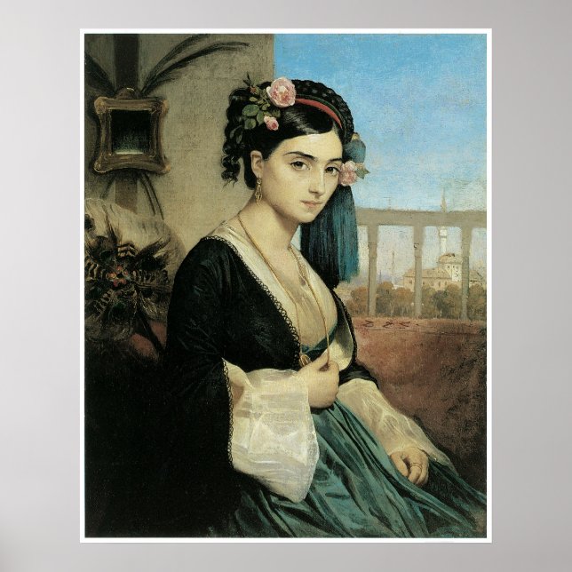 Woman of the Orient, 1840 Charles Gleyre Poster (Front)