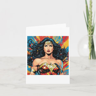 Woman Of Wonder Sticker  Card