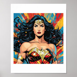 Woman Of Wonder Sticker Poster