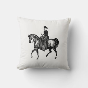 Woman on Horseback Cushion
