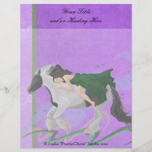 Woman on Horseback Letterhead