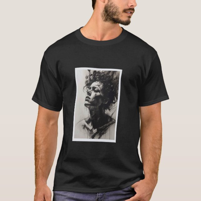 Woman Painted T-Shirt (Front)