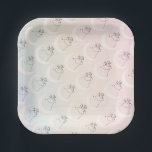 Woman Paper Plate<br><div class="desc">🖤</div>