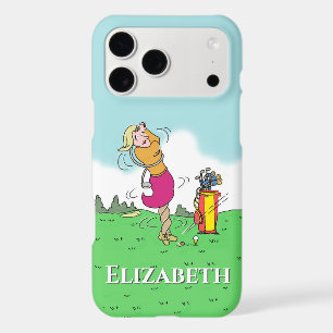 Woman Playing Golf Personalised