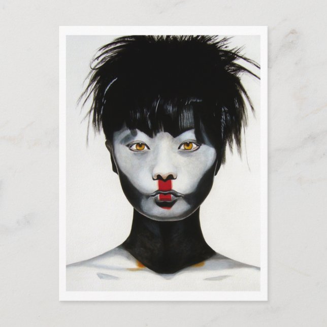 Woman Plug and play Postcard (Front)