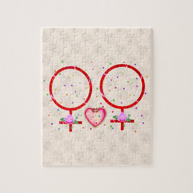 Woman Plus Woman Jigsaw Puzzle (Vertical)