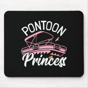 Woman Pontoon Boat Girl I Pontoon Princess Pontoon Mouse Pad