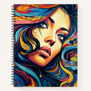 Woman Pop Art Notebook
