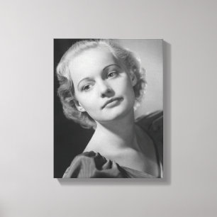 Woman Posing 2 Canvas Print