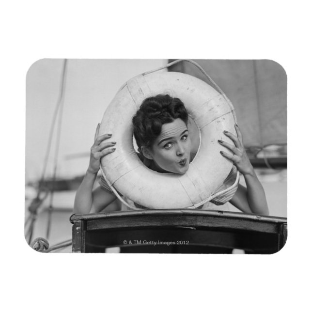 Woman Posing 3 Magnet (Horizontal)