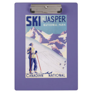 Woman Posing Open Slopes Poster Clipboard
