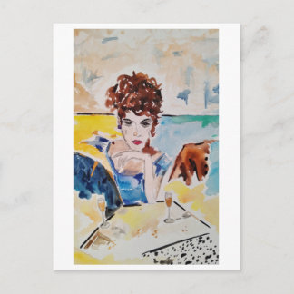 Woman Postcard