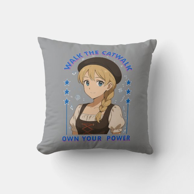 woman power cushion (Front)