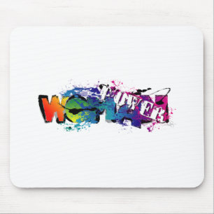 Woman Power Mouse Pad