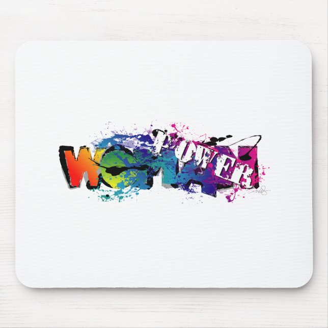 Woman Power Mouse Pad (Front)