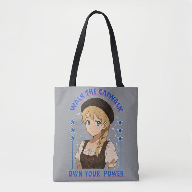 woman power tote bag (Front)