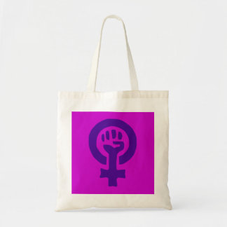 Woman power tote bag