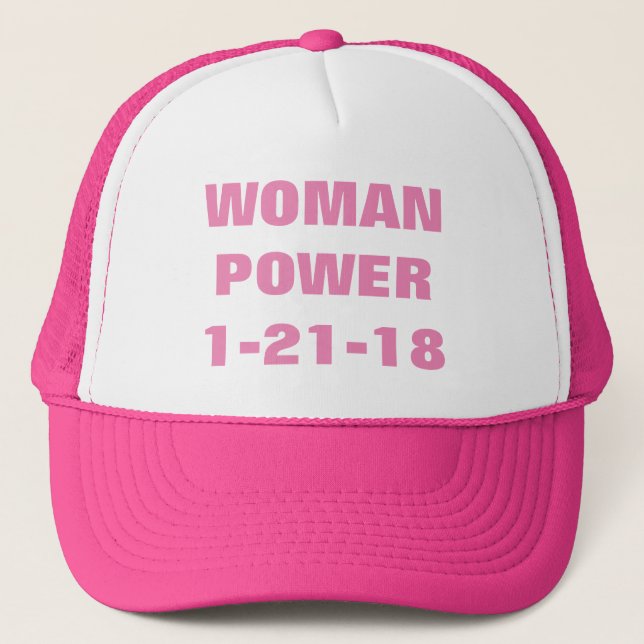 WOMAN POWER TRUCKER HAT (Front)