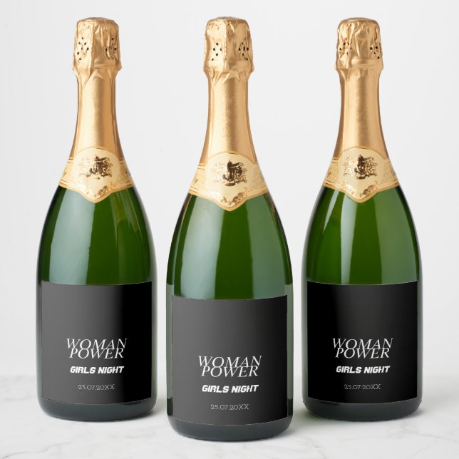 WOMAN POWER  WINE LABEL (Bottles)