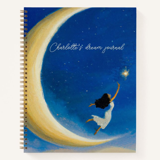 Woman Reaching For A Star Notebook (Front)