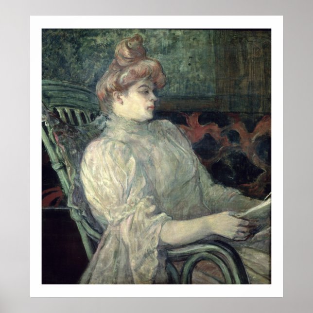 Woman Reading Poster (Front)