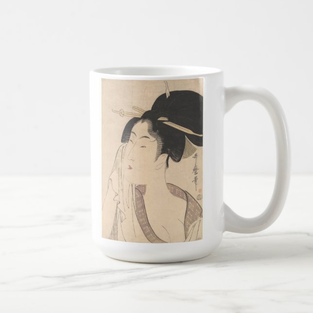 Woman Relaxing after Her Bath Coffee Mug (Right)