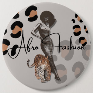 Woman’s fashion 6 cm round badge