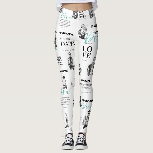 Woman’s fashion magazine Leggings (Front)