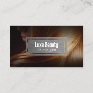 Woman’s Hair   Beauty Business Card