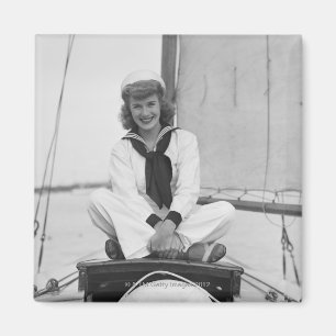 Woman Sailor Magnet