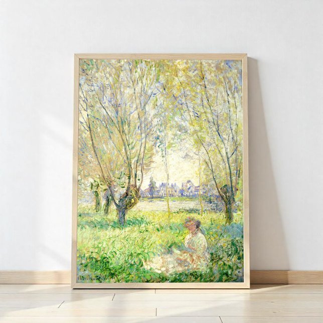 Woman Seated under the Willows by Claude Monet Poster (Creator Uploaded)