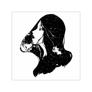 Woman Self-inking Stamp