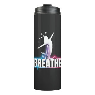 Woman Silhouette Mindfulness, Meditation, Wellness Thermal Tumbler