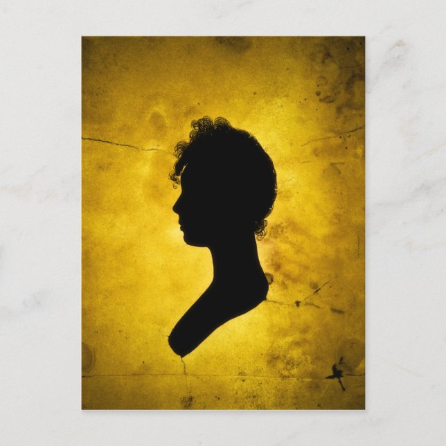 "Woman Silhouette" postcard (Front)