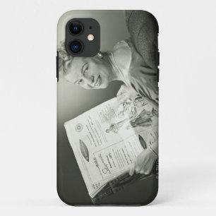 Woman Sitting in Chair Case-Mate iPhone Case