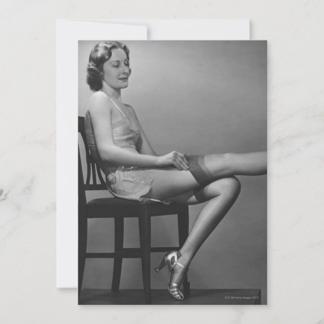 Woman Sitting on Chair (Front)