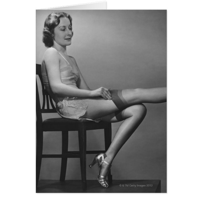 Woman Sitting on Chair (Front)