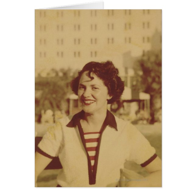 Woman Sitting Outside (Front)