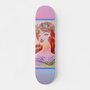 Woman Skateboard