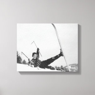 Woman Skier 2 Canvas Print