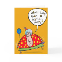 Woman Spokesperson with Balloon and Birthday hat.