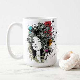 Woman Strong Empowered Personalise Mug