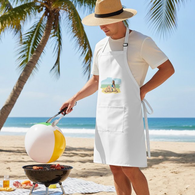 Woman Sunbathing Standard Apron (Creator Uploaded)