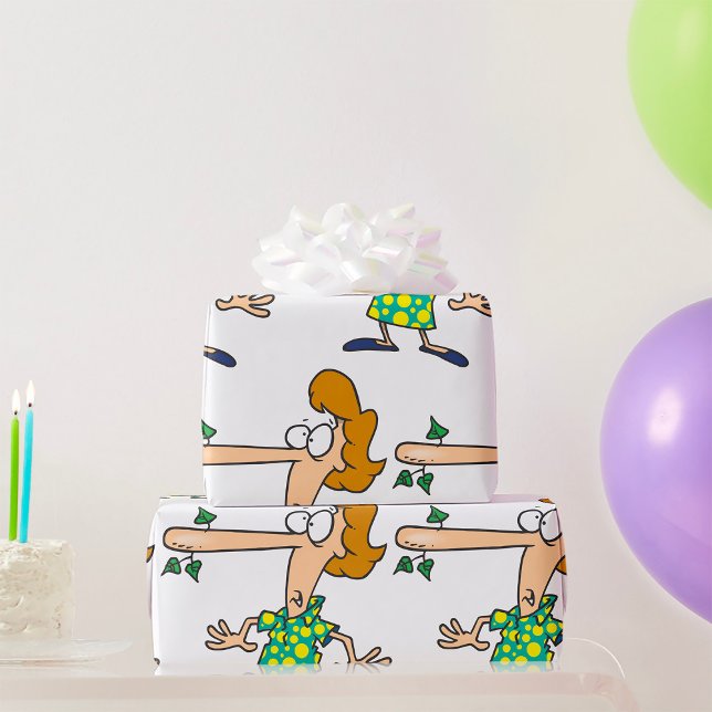 Woman Telling Lies Wrapping Paper (Creator Uploaded)