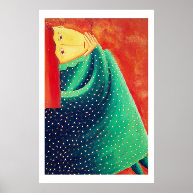 Woman Thinking Poster (Front)